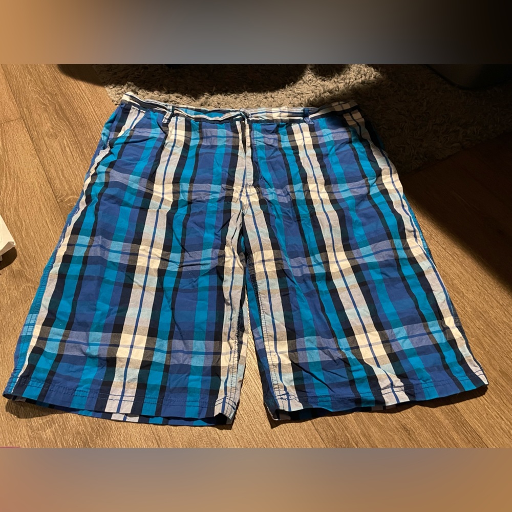 Size 44 Plaid Blue South Pole Shorts